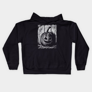 Happy Halloween Scary Pumpkin Kids Hoodie